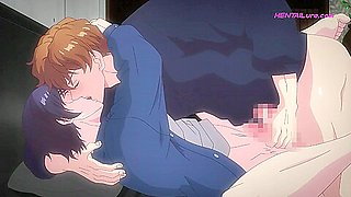 Ready for slurpy kisses and ass overflow on a sweaty uke? HENTAI ANIME