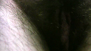 MILF Bianca Dagger with natural tits caresses herself in the kitchen