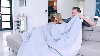 i can t watch TV while my stepsis masturbates her pussy