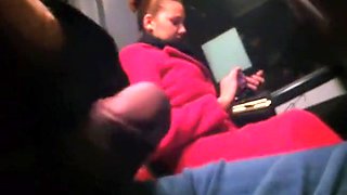 Jerking off in the public bus