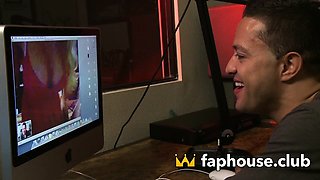 Blonde Dame Slut Pumps her Boss in the XXX Studio