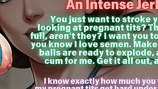 Ai Step-mommy Femdom Audio Song: a Pregnant Belly & Breasts JOI Session to Make You Stroke Your Cock Until Your Fat Balls Expl