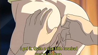 Curvy anime babe taking cock by the window