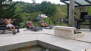MY STEP DAUGHTER IS FUCKED AND I CATCH HER IN THE HOTTEST WAY