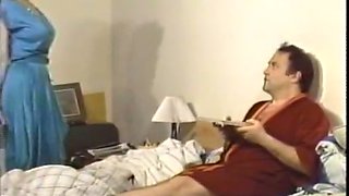 Red haired vintage secretary tickles her pussy right in the office