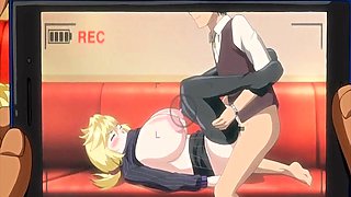 Stacked hentai cutie surrenders her pussy to a raging cock