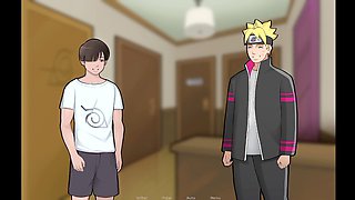 Big boobs massage, big tits, hentai naruto
