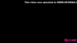 Two Hot Twins Sisters Argue To Suck A Delivery Man To Not Pay! One Girl Give Blowjob While Other Watching And Masturbate