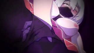 Lengthy haired Blonde hentai