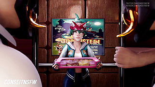 Overwatch Compilation - Best of Kiriko 2022 (3D Animations with Sounds)