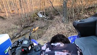 BBW Creampied in Public - Waterfall Adventure