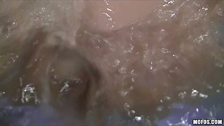 Czech girl is picked up at the public pool for anal in the