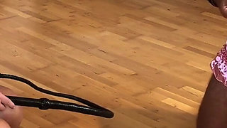 Dominatrix Mistress April - Ballet whip dance