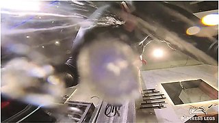 Human Toilet Fetish Fantasy - Mistress Pees Into Slaves Mouth, Compilation