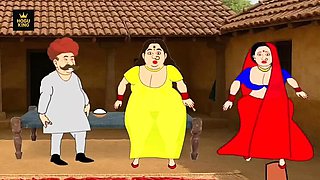 Hogu's Wife Vimla: Big Boobs & Juicy Ass Indian MILF Shows Nude Body in Maxi