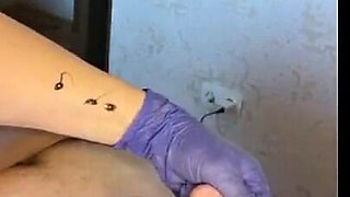 #205(3) Male Waxing. the Final Cum