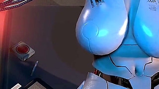 Testing the Pussy of a Half Assembled Sex Robot Girl