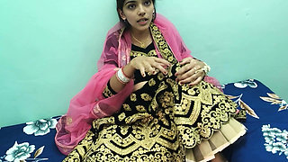 Newly Married Indian Couple First Night Sex Huge Cum on Face Big Cock