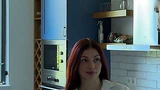 Slut Wife Oksana Katysheva and Her Husband on the Set of a Hardcore Threesome with Hot Lelya Mult!
