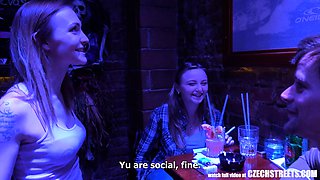 Foursome Fuck in Czech Streets !!
