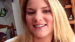 Nasty Blond With Perfect Snatch Reamed