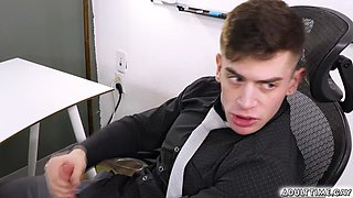 Jordan Starr catches and fucks her employee Trevor Brooks