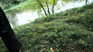 Seems my ex saw everything! Extreme sex in the forest -