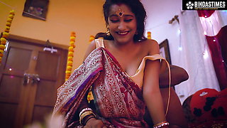 DESI DULHAN KI PAHALI SUHAGRAAT PATI KO SULAKAR APNE BOYFRIEND KE SATH KIA CHODON CHUDAI ( HINDI AUDIO )