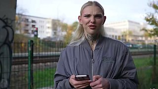 GERMAN SCOUT - Blonde Fitness Model Teen Lexi Star