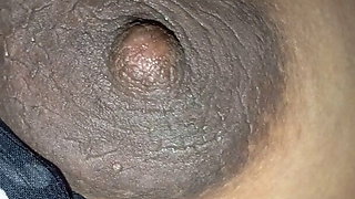 Tamil girl starts milking