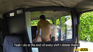 Fake Taxi - Naughty Lucy Love Likes That Ride Outdoors & Gives a Cabbie a Blowjob in Car Leading to a Pussy Creampie
