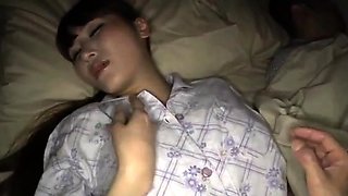 Japanese milf blowjob breast nipple massage