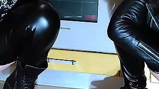 Two Whores Had a Pissing Session in Their Kitchen.