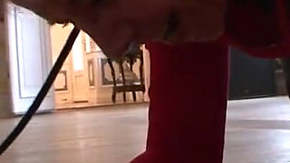 Humiliating dominating stretching with milf