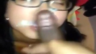Little chinese girl suck black dick