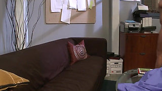 Hot Officescene 3 Blonde with a Big Ass in Lingerie Gets Fucked by a Big Cock in the Office