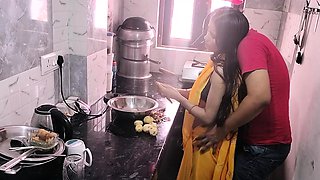 Hot Desi Bhabhi Kitchen Sex With Husband