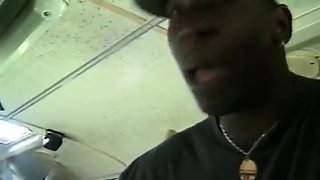 Horny Ebony Slut Getting Fucked In The Bus