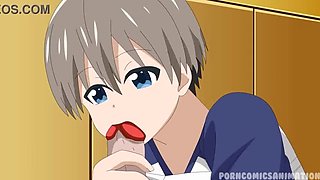 Japanese Teen Hana Uzaki Hardcore Hentai Animation (Big Tits, Big Cock)