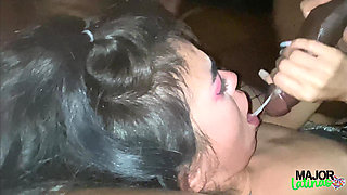 Slutty Latina Sisi Pesos Gets Stretched Out by Rome Major's Massive Black Cock