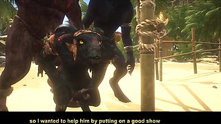 3d babe must fuck with her pig husband right after their wedding