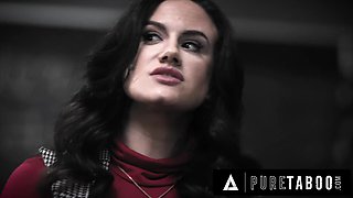 Hot MILF watches how her stepson fuck petite Cheerleader in class