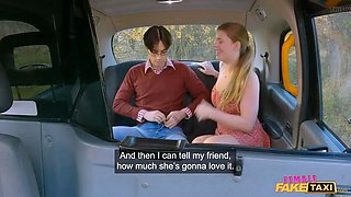 Girl faux taxi - blonde scottish beauty samantha joiner hot fucking porno with adorable innocent nerd
