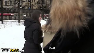 Reality porn video with a secretary