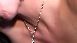 Big black man with a huge cock fucks horny MILF June