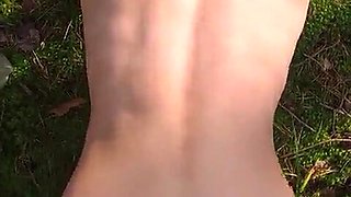 Ideal assets lady gets jizm in her backside outdoor