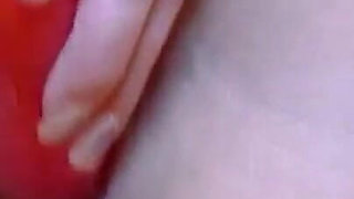 Blonde Babe Stretched Wide by Massive Fist in Group Fun