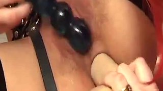 French mistress dominating two submissive lesbians