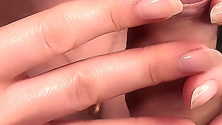 Good Boy Gives All His Cum to My Sticky Fingers Andtits