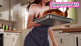 JOI Stepmom Kitchen and Wet - Come with me 100 Youll cum - Dirty Talk